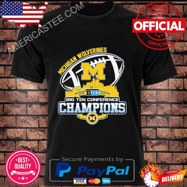 Michigan Wolverines 2022 big ten conference champions shirt