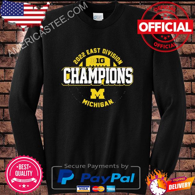 Michigan wolverines 2022 east division champions shirt