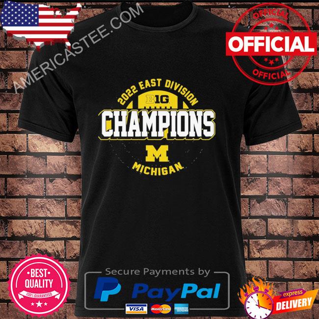 Michigan wolverines 2022 east division champions shirt