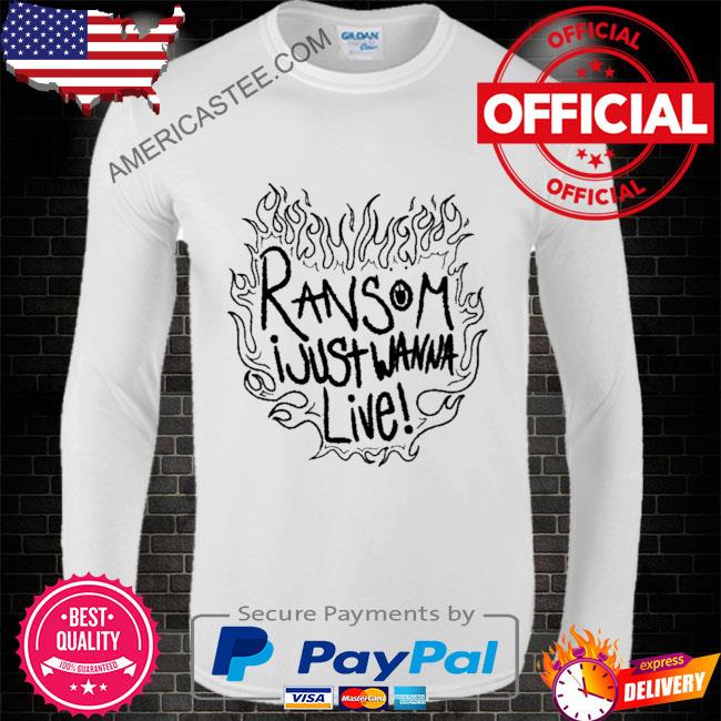 Nicolas sturniolo wearing ransom I just wanna live shirt
