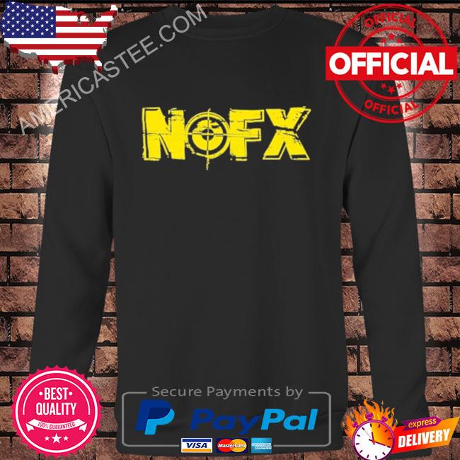nofx bullseye black shirt