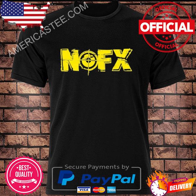 nofx bullseye black shirt
