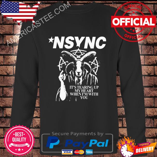 Nsync it’s tearing up my heart when I’m with you shirt