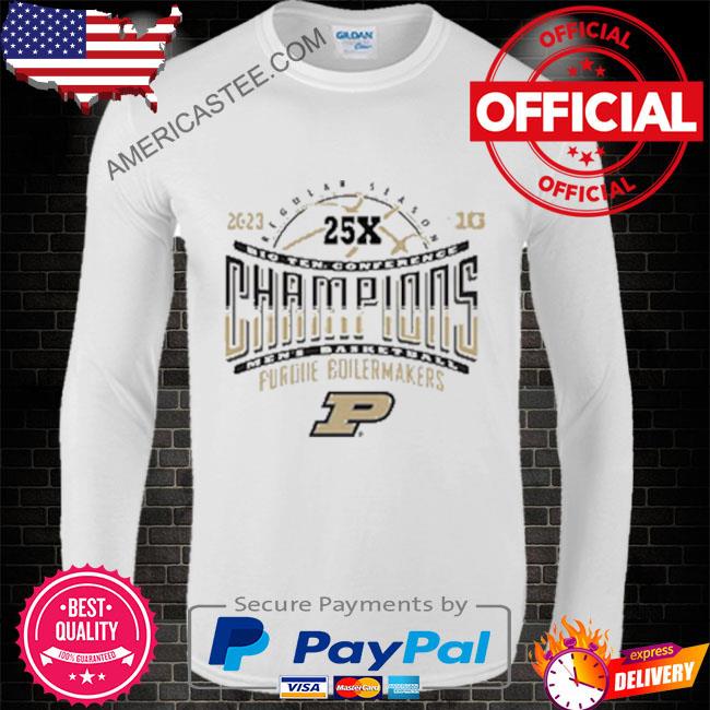 Purdue men’s basketball 25x conference champs shirt