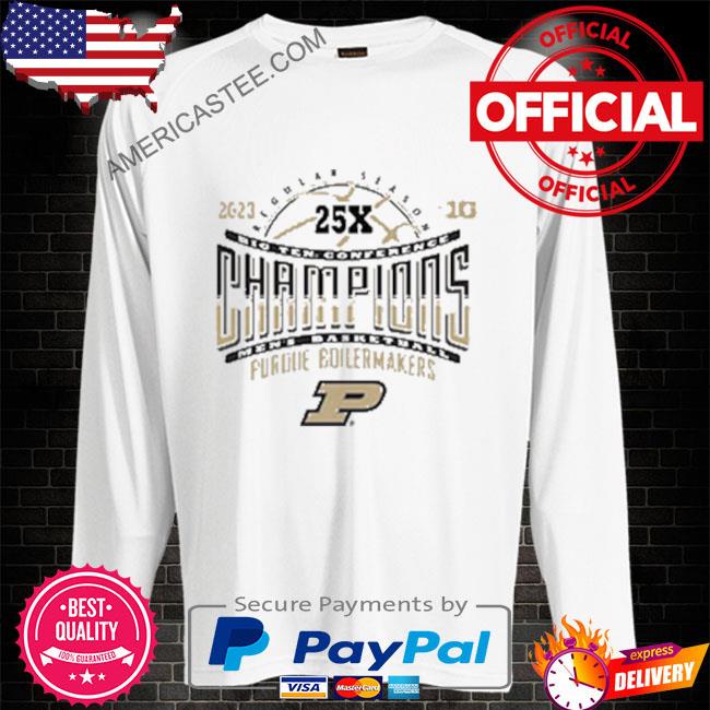 Purdue men’s basketball 25x conference champs shirt