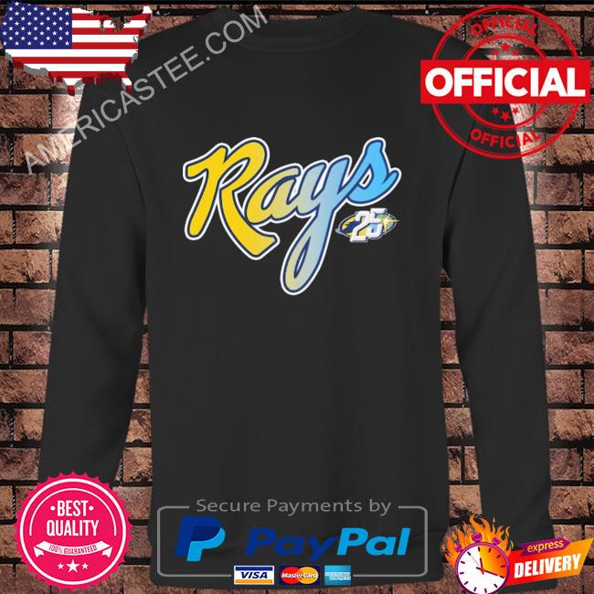 Rays 25th-anniversary shirt