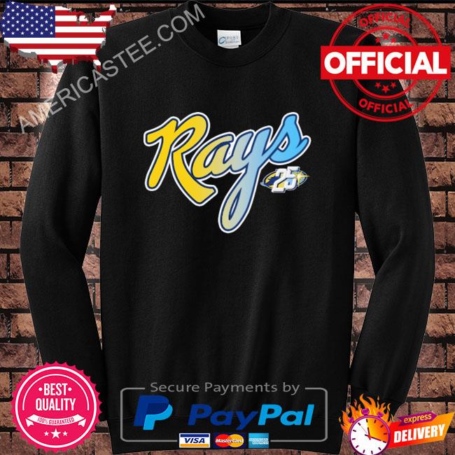 Rays 25th-anniversary shirt