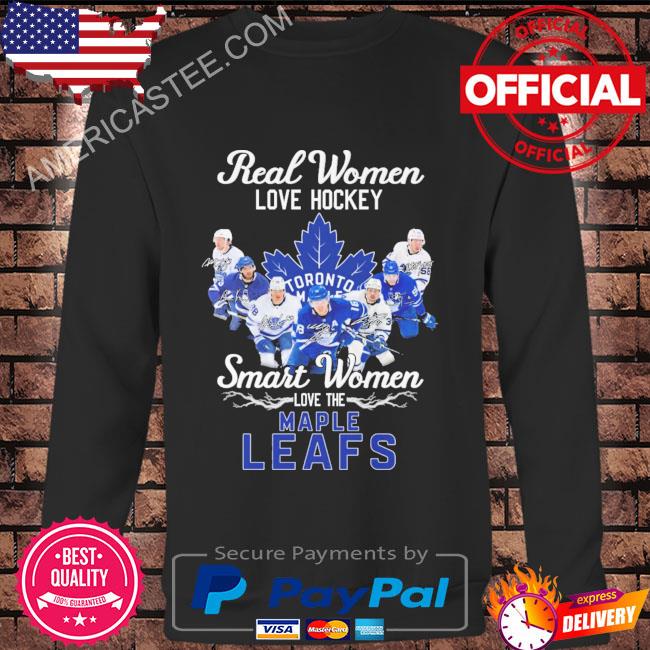 Real women love hockey smart women loves the Toronto Maple Leafs signatures 2023 shirt