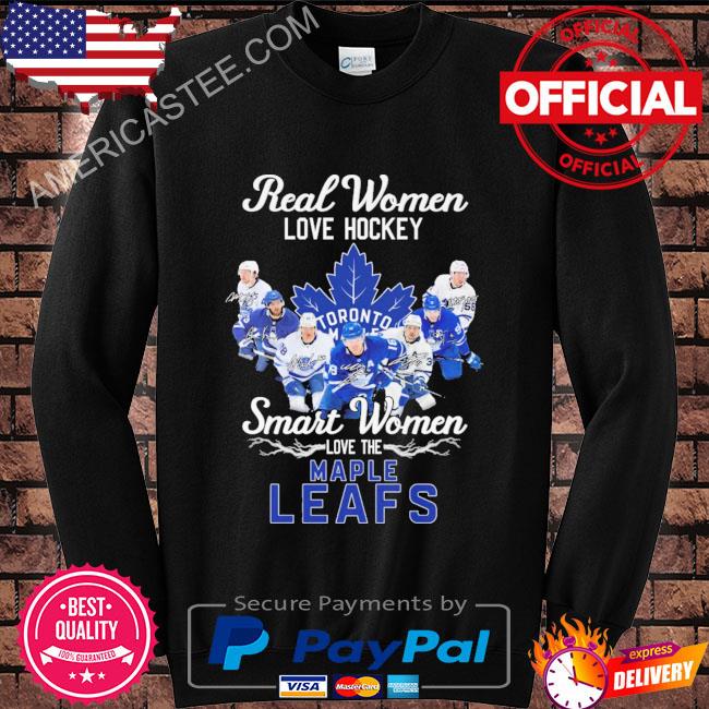 Real women love hockey smart women loves the Toronto Maple Leafs signatures 2023 shirt