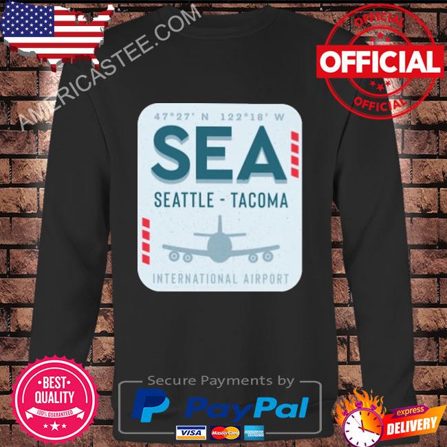 Seattle flight plan seattle tacoma international airport shirt