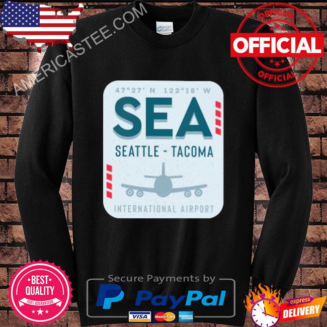 Seattle flight plan seattle tacoma international airport shirt