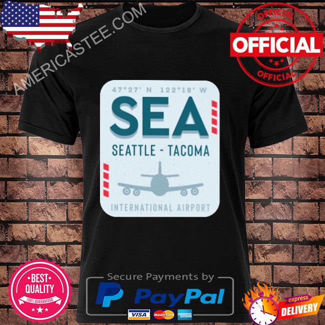 Seattle flight plan seattle tacoma international airport shirt