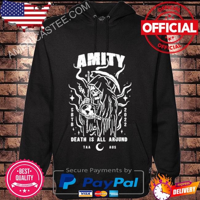 the amity affliction death is all around black shirt