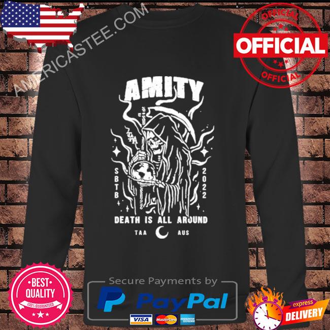 the amity affliction death is all around black shirt
