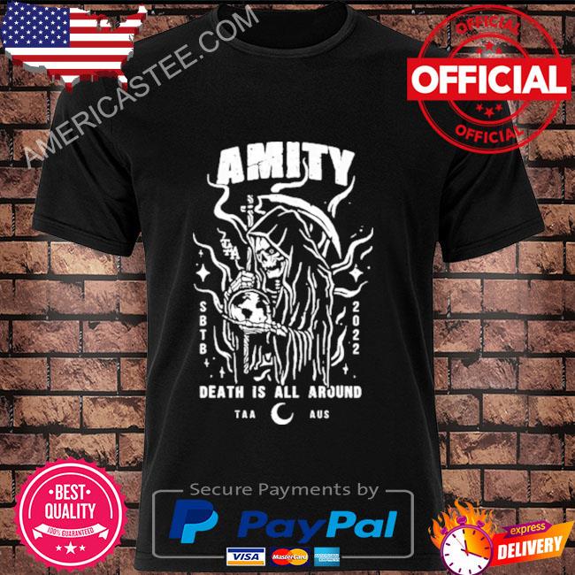 the amity affliction death is all around black shirt