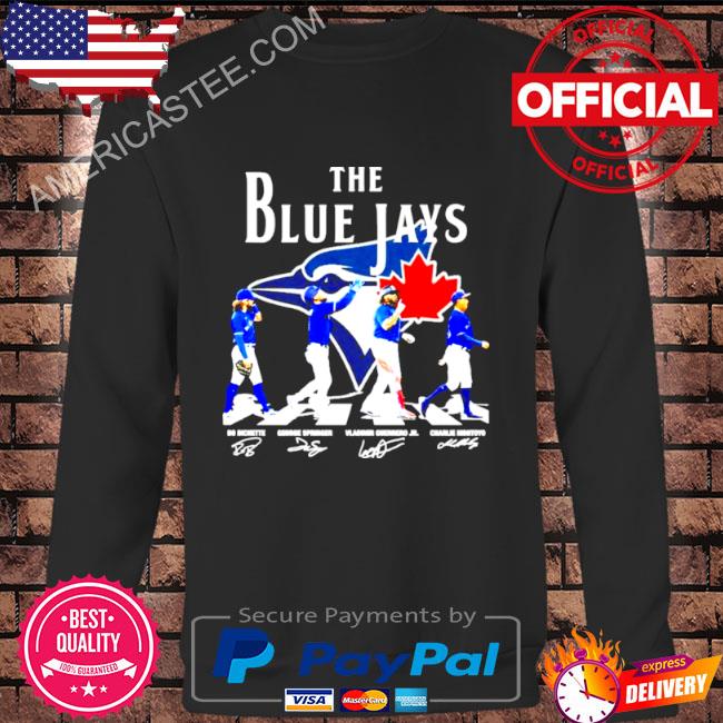 The Blue Jays Bo Bichette Springer Guerrero Jr Montoyo signatures shirt