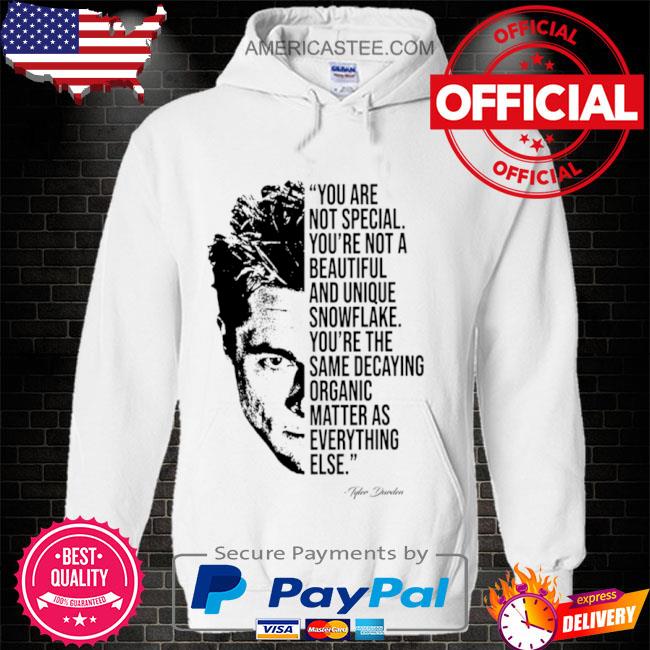 Tyler Durden Quotes Fight Club Brad Pit shirt