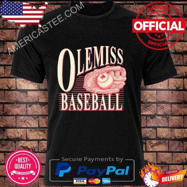 Ole miss baseball stripes shirt