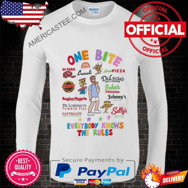 One bite graphic pocket shirt