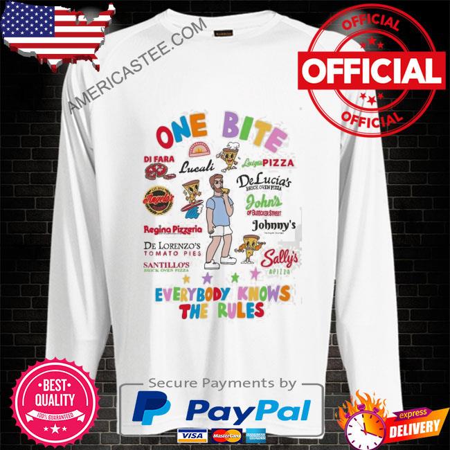 One bite graphic pocket shirt