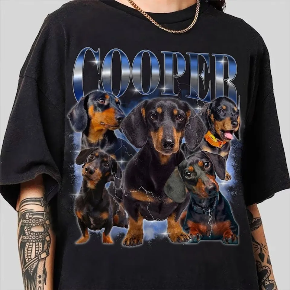 Custom Bootleg Rap Tee, Custom Dog Bootleg Shirt, Custom Dog Shirt, Personalized Dog Bootleg Shirt