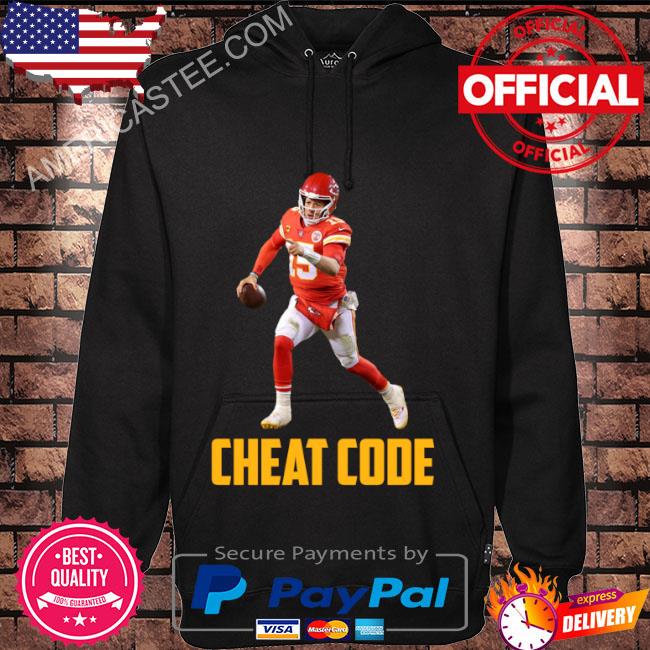 Patrick mahomes cheat code Kansas city football fan shirt