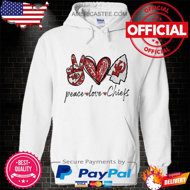 Peace Love Kansas City Chiefs Peace Love Chiefs T-shirt