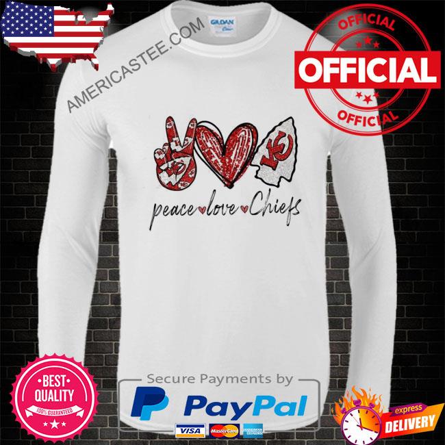 Peace Love Kansas City Chiefs Peace Love Chiefs T-shirt