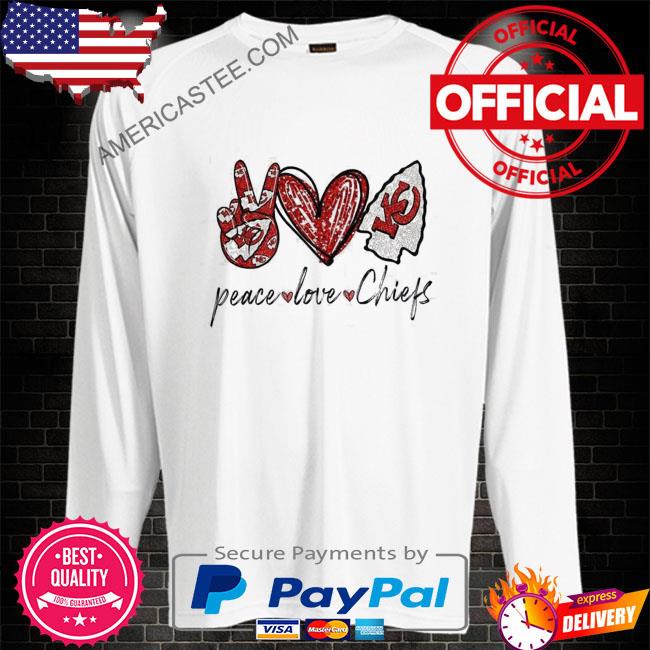 Peace Love Kansas City Chiefs Peace Love Chiefs T-shirt
