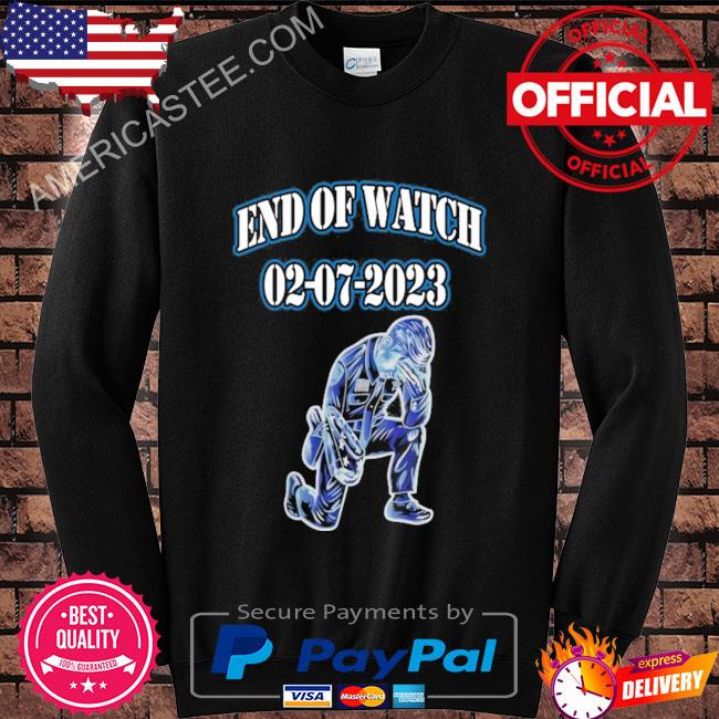 Peter jerving end of watch 02 07 2023 shirt