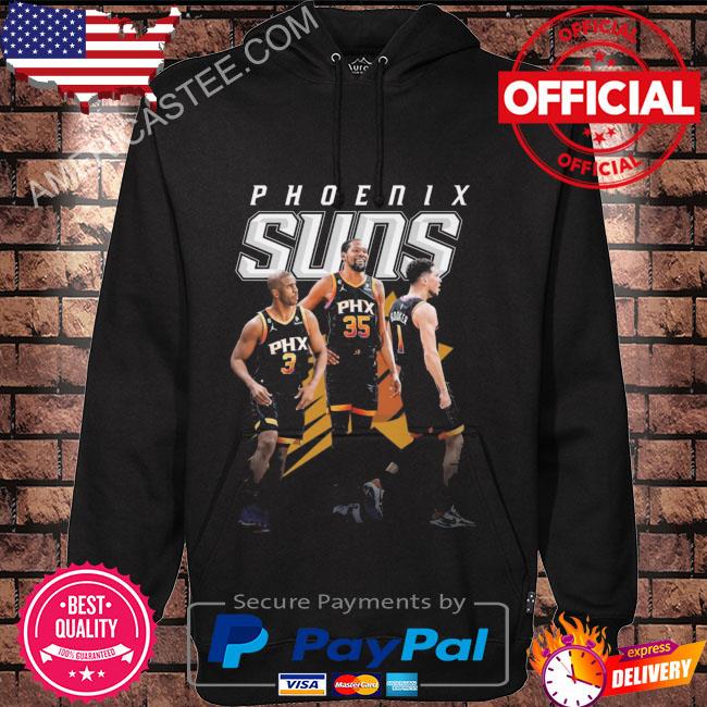 Phoenix Suns Chris Paul Kevin Durant and Devin Booker 2023 shirt