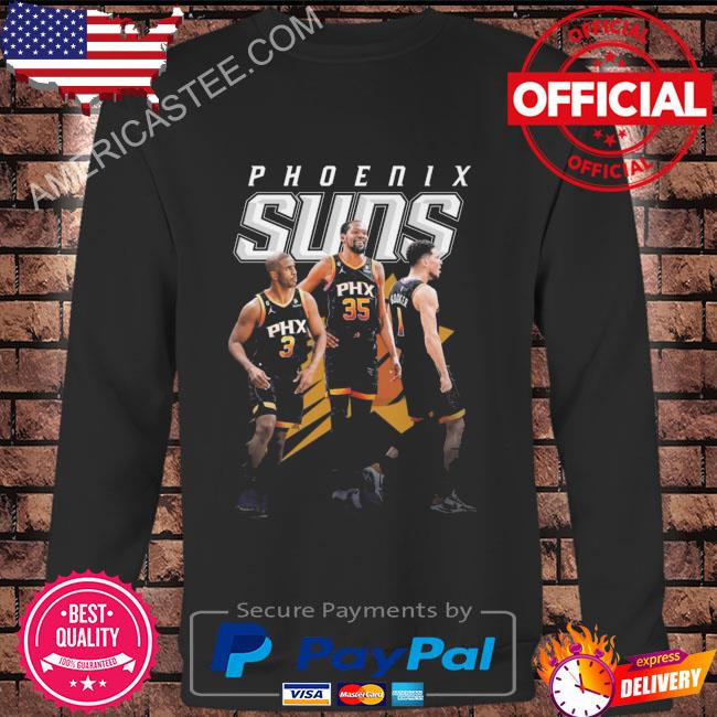 Phoenix Suns Chris Paul Kevin Durant and Devin Booker 2023 shirt