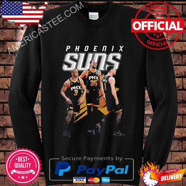 Phoenix Suns Chris Paul Kevin Durant and Devin Booker 2023 shirt