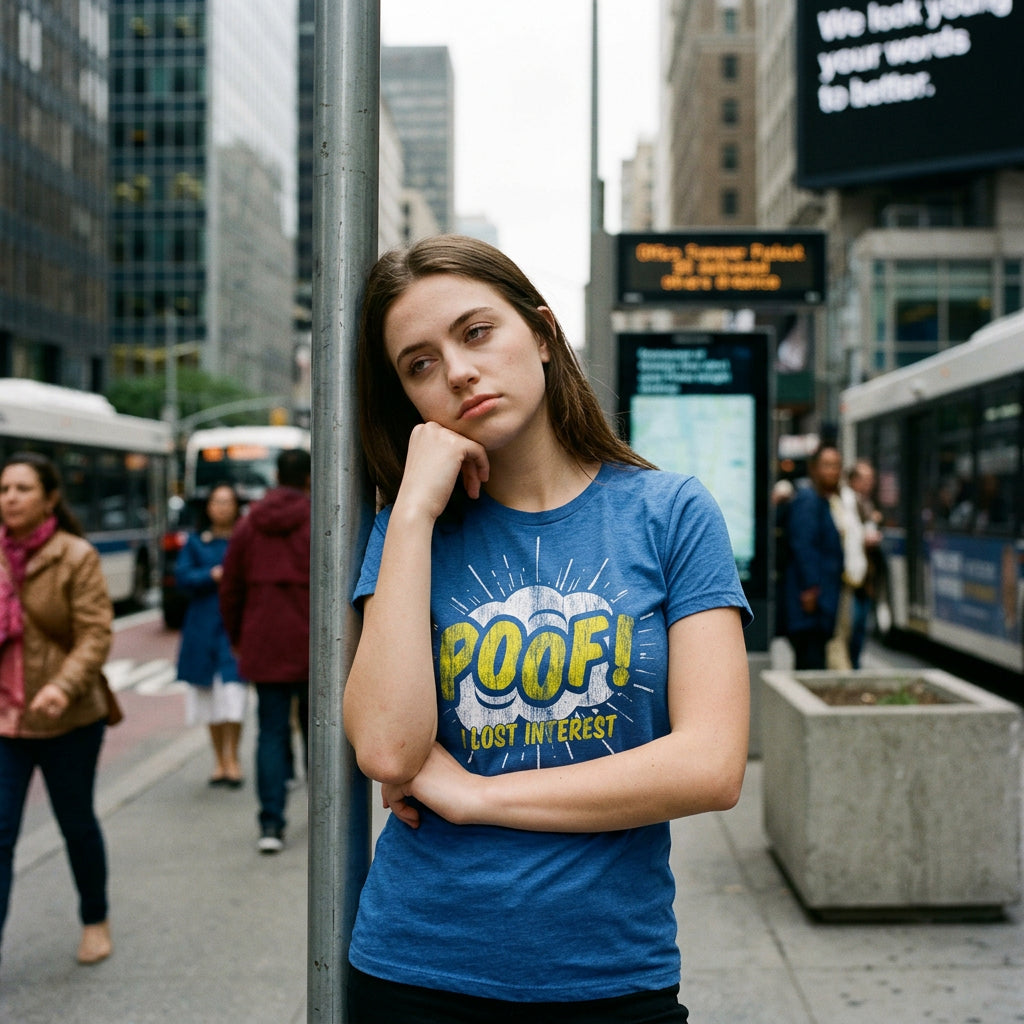 Poof I Lost Interest Women's T Shirt