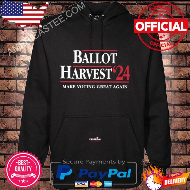 Premium Ballot harvest ’24 make voting great again shirt
