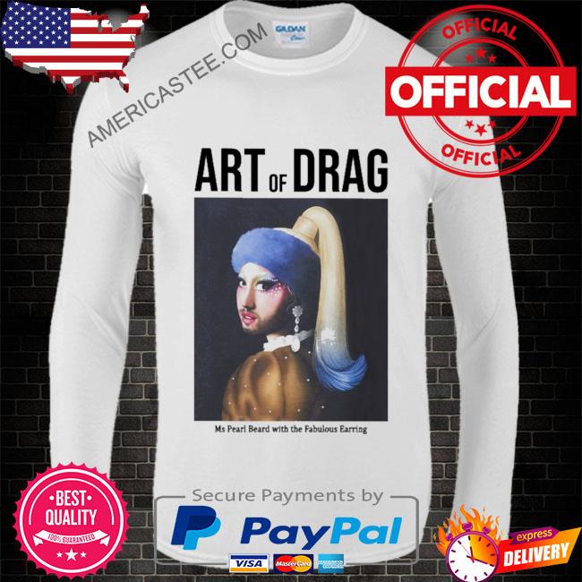 Premium Boohooman X Art Of Drag Ms Pearl Beard With The Fabulous Earring Shirt