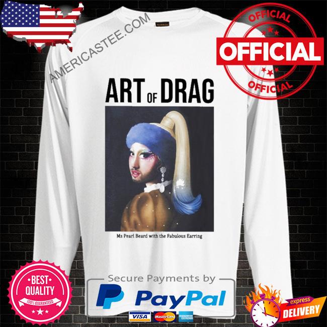 Premium Boohooman X Art Of Drag Ms Pearl Beard With The Fabulous Earring Shirt