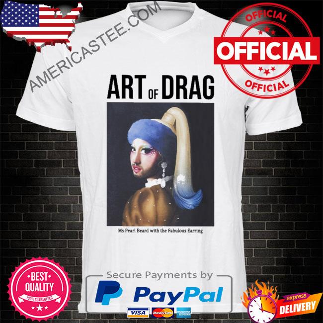 Premium Boohooman X Art Of Drag Ms Pearl Beard With The Fabulous Earring Shirt