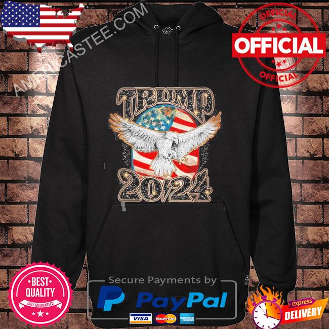 Premium Eagle Trump 2024 American flag shirt