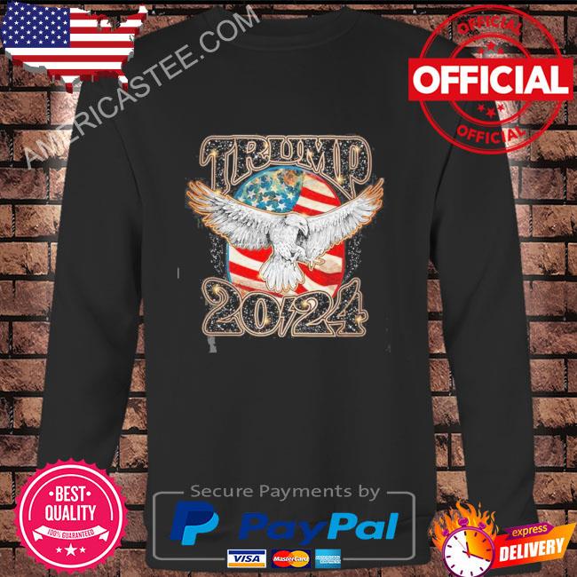 Premium Eagle Trump 2024 American flag shirt