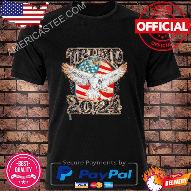 Premium Eagle Trump 2024 American flag shirt