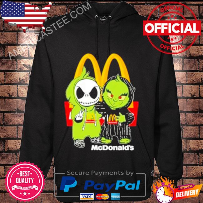 Premium Jack Skellington and Grinch McDonalds friends shirt