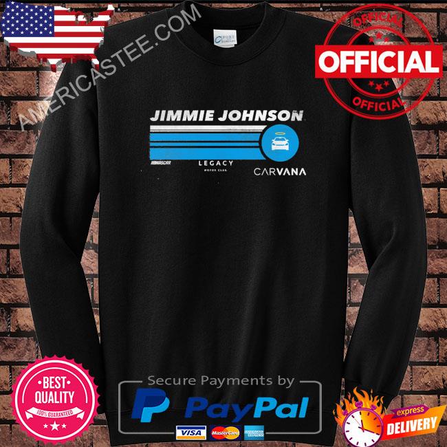 Premium Jimmie johnson legacy motor club team collection heather charcoal hot lap shirt
