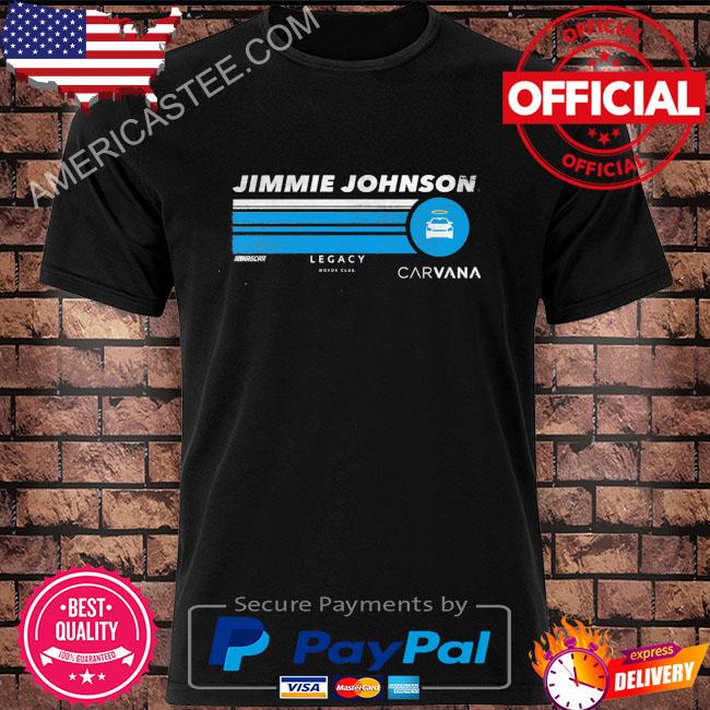 Premium Jimmie johnson legacy motor club team collection heather charcoal hot lap shirt
