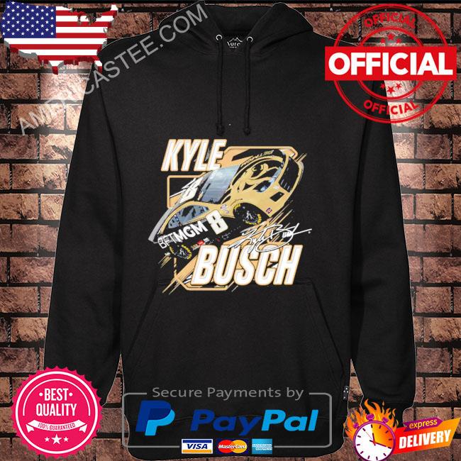 Premium Kyle busch richard childress racing team collection black mgm blister shirt