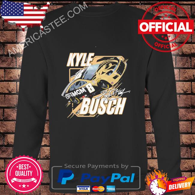 Premium Kyle busch richard childress racing team collection black mgm blister shirt