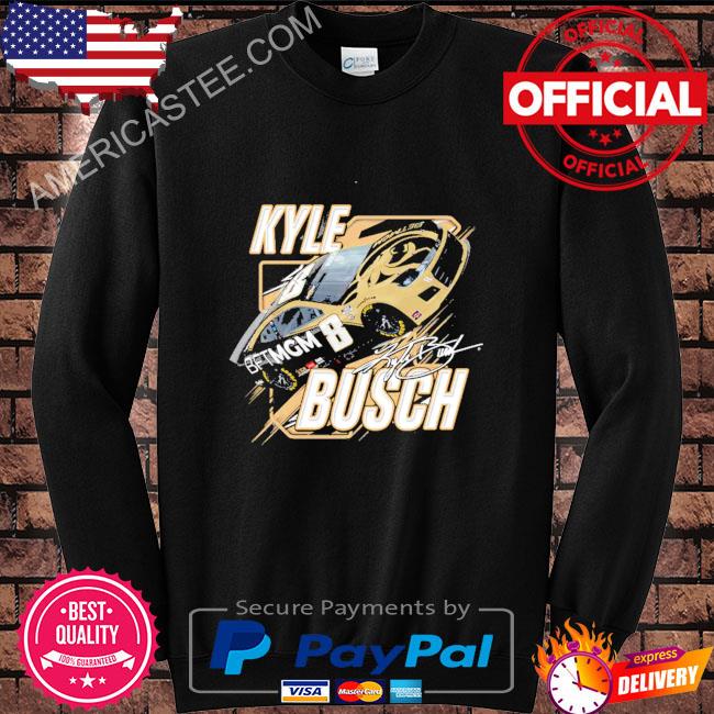 Premium Kyle busch richard childress racing team collection black mgm blister shirt