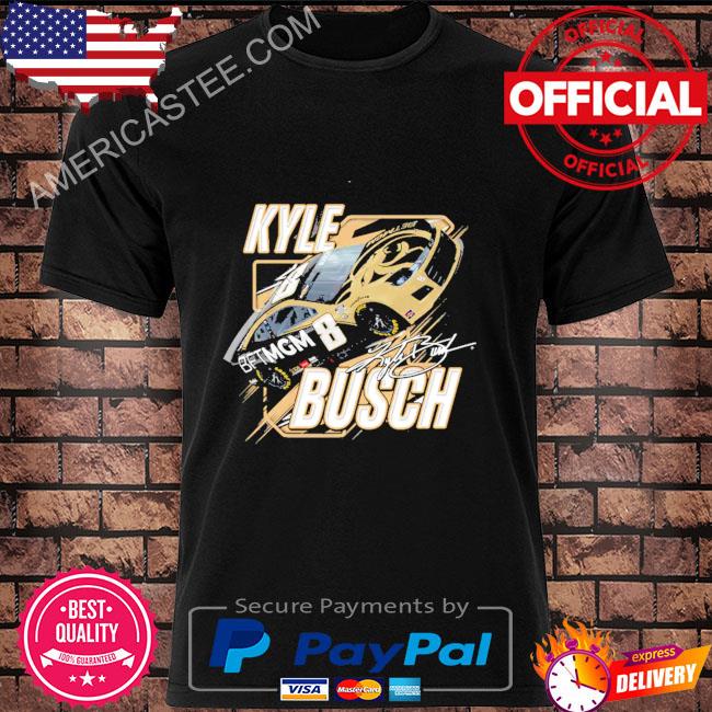 Premium Kyle busch richard childress racing team collection black mgm blister shirt