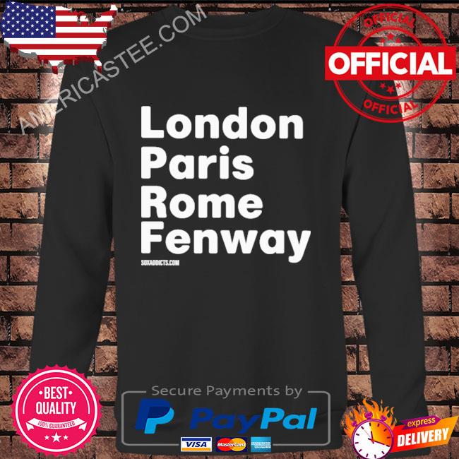 Premium London paris rome fenway shirt