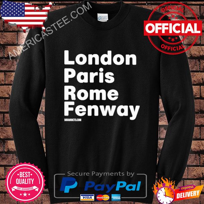 Premium London paris rome fenway shirt